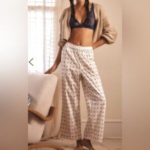 Anthropologie The Wren Boxer Pants-Cream Horseshoe Combo.